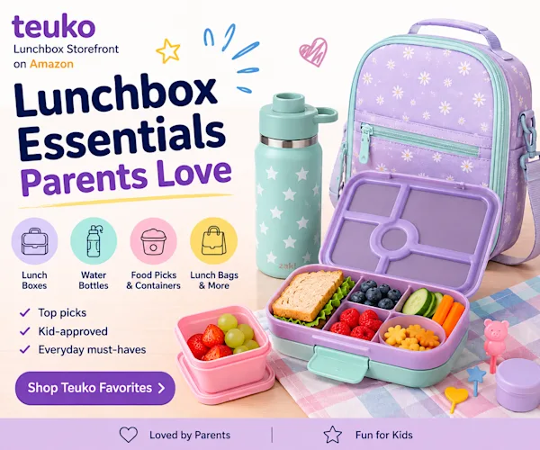 ad Teuko Lunchbox Accessories Storefront Amazon