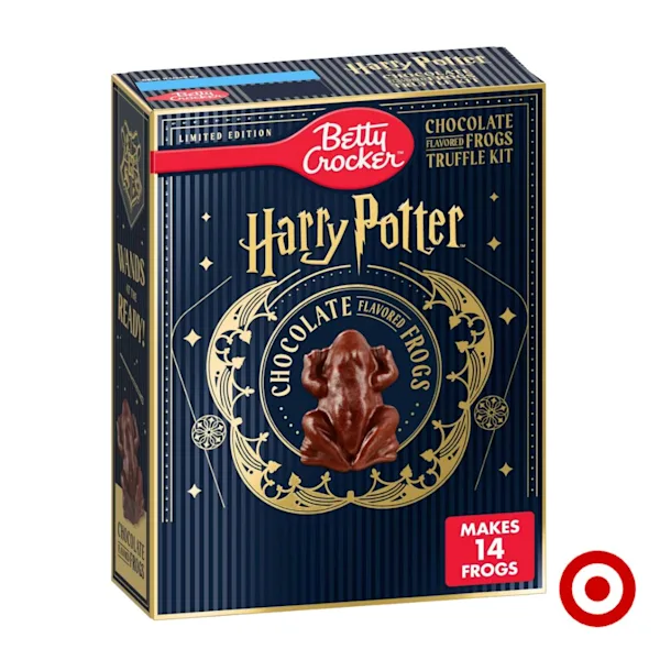 Ad target betty crocker harry potter chocolate frog