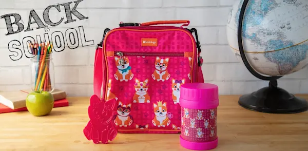 Bentology corgi lunchbox set on amazon back to school ad